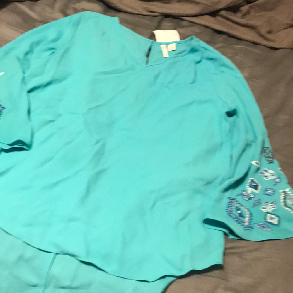Cato 3/4 bell sleeve shirt